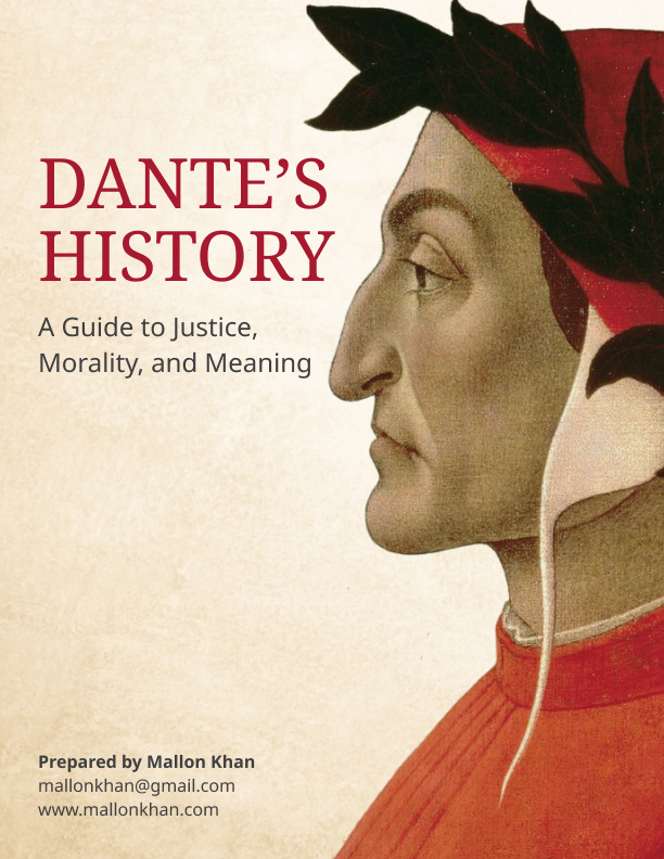 Dante's History grant proposal cover page